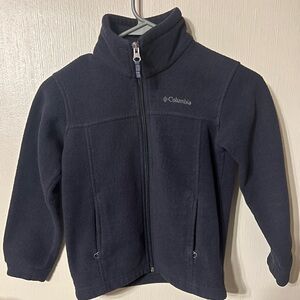 Columbia Fleece Jacket Size 6 Child’s Full zip EUC Unisex